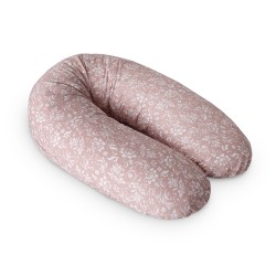 CebaBaby maitinimo pagalvė dżersej multi rožinė gėlės W-880-000-827