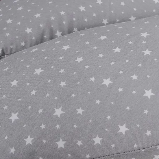 CebaBaby maitinimo pagalvė dżersej multi, žvaigždės pilka, W-741-000-739 CebaBaby maitinimo pagalvė dżersej multi, žvaigždės pilka, W-741-000-739