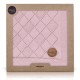 CebaBaby pledas megztas rombai - digsniuotas 90x90 rožinis CebaBaby pledas megztas rombai - digsniuotas 90x90 rožinis
