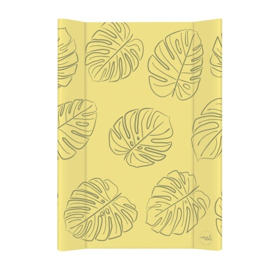 CebaBaby vystymo lenta Comfort, Monstera Mustard, trumpa, kieta 70 cm