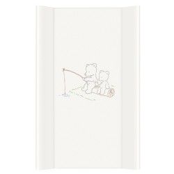 Vystymo lenta CebaBaby kieta, 70 cm, meškinas, balta