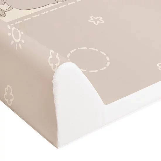 Vystymo lenta CebaBaby Comfort kieta, 80 cm, ančiukai, ruda Vystymo lenta CebaBaby Comfort kieta, 80 cm, ančiukai, ruda