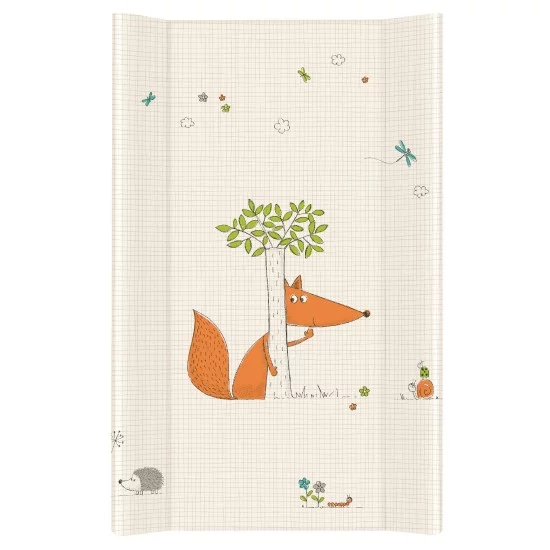 Vystymo lenta CebaBaby kieta, 80 cm, lapė Vystymo lenta CebaBaby kieta, 80 cm, lapė
