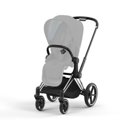 CYBEX Priam V4 važiuoklė Chrome Black su juoda rankena 
