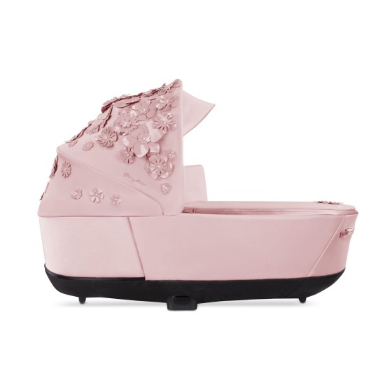 Priam/ePriam V4 Lux lopšys V4 Simply Flowers Pale Blush
