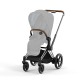 Cybex ePriam V4 Frame Chrome Brown + Seat Hardpart Chrome Brown