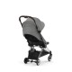 Coya vežimėlis Mirage Grey, chrome brown frame