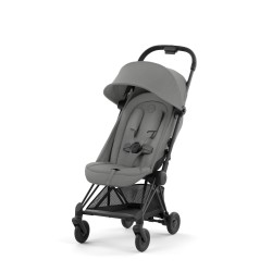 Coya vežimėlis Mirage Grey, matt black frame