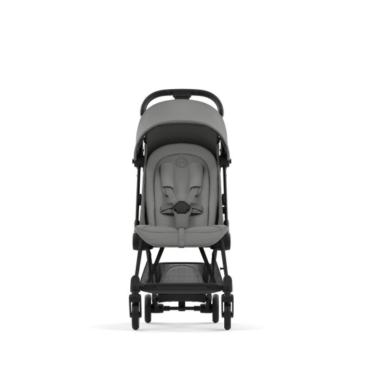 Coya vežimėlis Mirage Grey, matt black frame