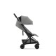 Coya vežimėlis Mirage Grey, matt black frame