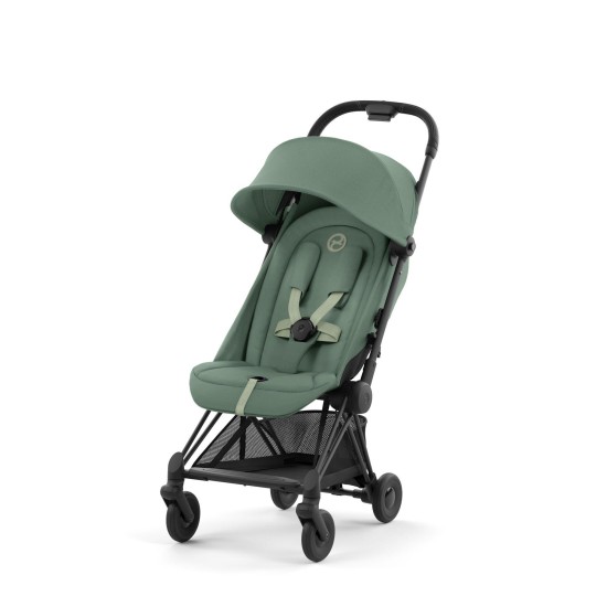 Coya vežimėlis Leaf Green, matt black frame