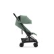 Coya vežimėlis Leaf Green, matt black frame