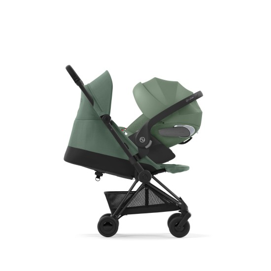 Coya vežimėlis Leaf Green, matt black frame