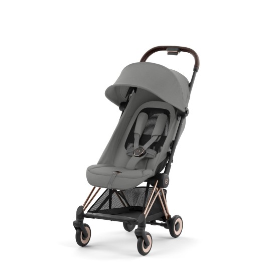 CYBEX Coya vežimėlis Mirage Grey, rosegold frame