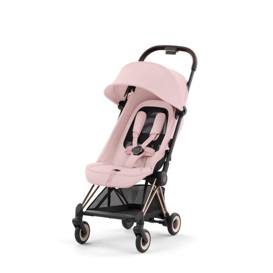 Coya vežimėlis Peach Pink, rosegold frame