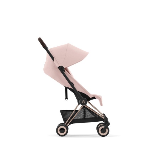 Coya vežimėlis Peach Pink, rosegold frame