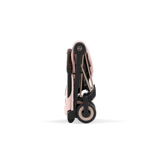 Coya vežimėlis Peach Pink, rosegold frame