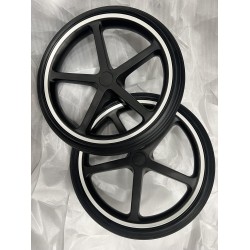 Cybex Priam 4 Rear wheel set Chrome