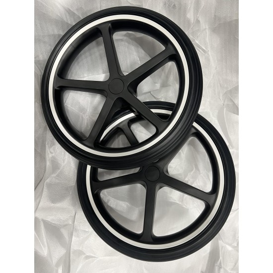 Cybex Priam 4 Rear wheel set Chrome