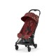 Coya vežimėlis Rockstar Rosenrot Red, Matt Black frame