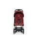 Coya vežimėlis Rockstar Rosenrot Red, Matt Black frame
