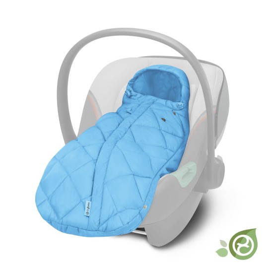 Snogga Mini 2 automobilinės kėdutės miegmaišis Beach Blue