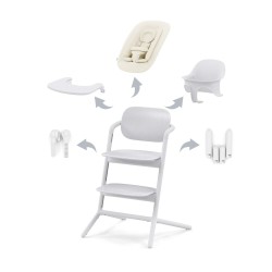 CYBEX Lemo 4-in-1 maitinimo kėdutė All White