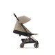 CYBEX Coya vežimėlis Cozy Beige, rose gold važiuoklė