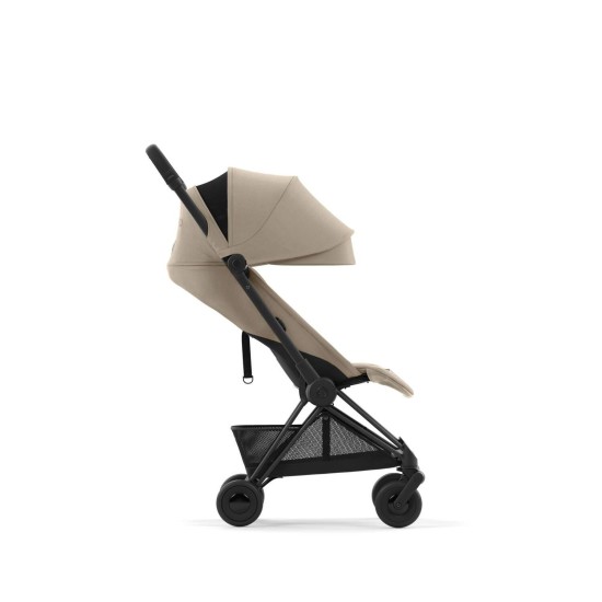 Coya vežimėlis Cozy Beige, matt black frame 