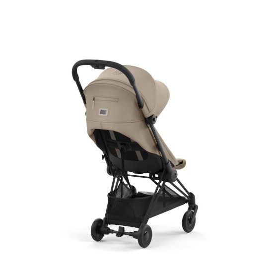 Coya vežimėlis Cozy Beige, matt black frame 