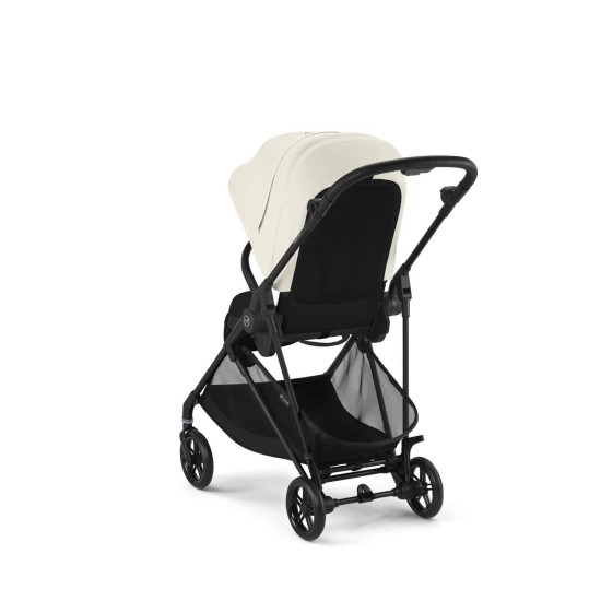 Melio Carbon vežimėlis Canvas White