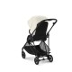 Melio Carbon vežimėlis Canvas White