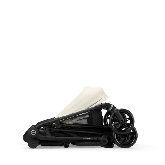 Melio Carbon vežimėlis Canvas White