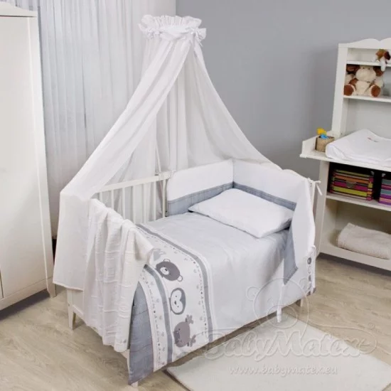 BabyMatex 3 dalių užvalkalų komplektas BIANCO BabyMatex 3 dalių užvalkalų komplektas BIANCO