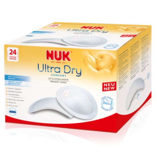 NUK Ultra Dry Comfort Įdėklai į liemenėlę 24 vnt