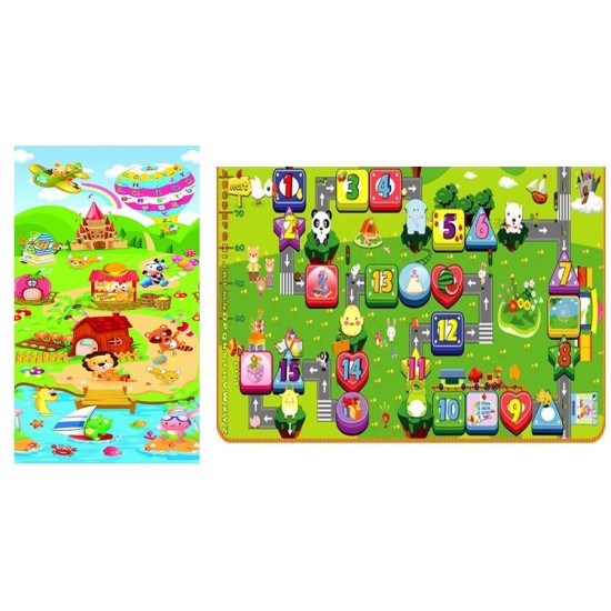 IG edukacinis dvipusis kilimas 180x200 IG edukacinis dvipusis kilimas 180x200