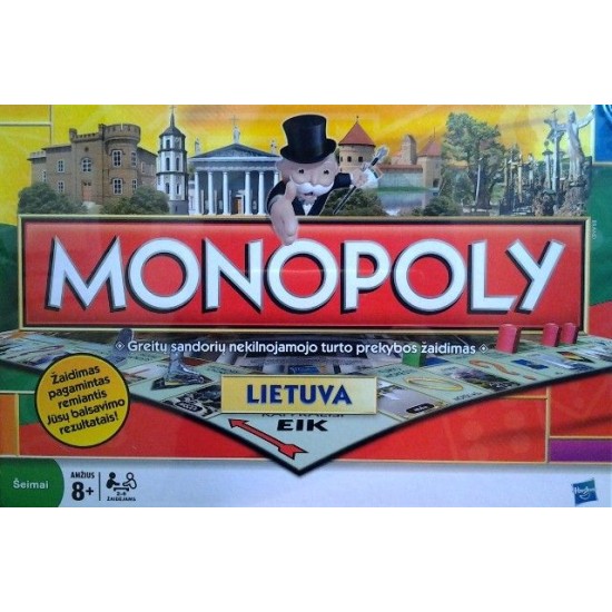 Stalo žaidimas ''Monopolis: Lietuva''