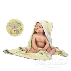 BabyMatex BAMBOO Rankšluostis su gobtuvu 100x100cm įvairių spalvų