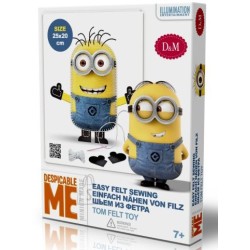 SIUVAME IŠ VELTINIO Žaislas Minionas TOMAS