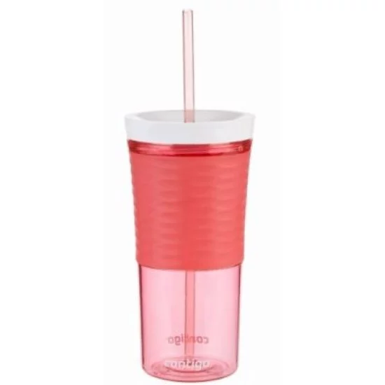 Gertuvė-kokteilinė su šiaudeliu CONTIGO Shake & Go Gertuvė-kokteilinė su šiaudeliu CONTIGO Shake & Go